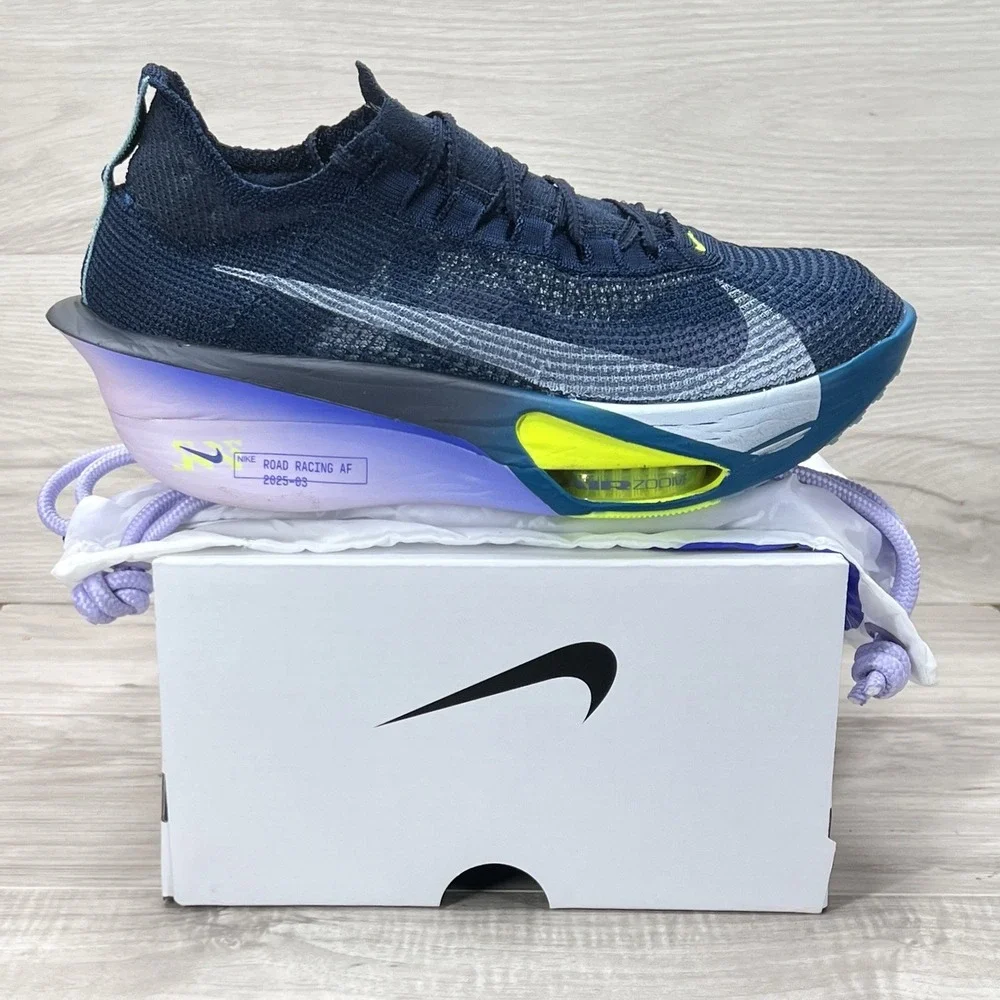 Nike Air Zoom Alphafly PRM NEXT% 3 Mens Sz 9 Obsidian Persian Violet FD8311-401
